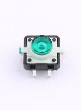 TS1273CJ-G 带灯开关 绿色12.0mm*12.0mm 插件-6P,12x12mm 轻触开
