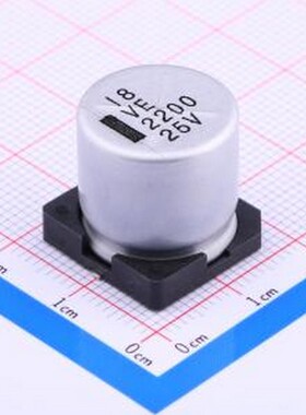 VE-222M1ETR-1616 贴片型铝电解电容 2200uF ±20% 25V SMD,D16xL