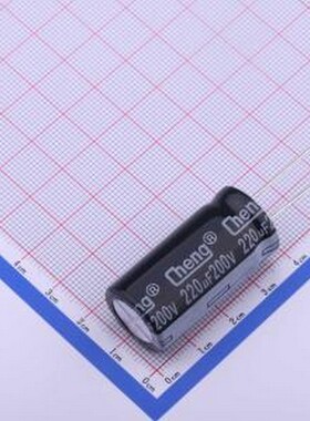 KM227M200L36RR0VH2FP0 直插铝电解电容 220uF ±20% 200V 插件,D