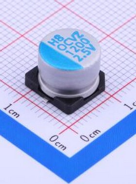 OVZ122M0ETR-1008 固态电容 1200uF ±20% 2.5V SMD,D10xL7.7mm