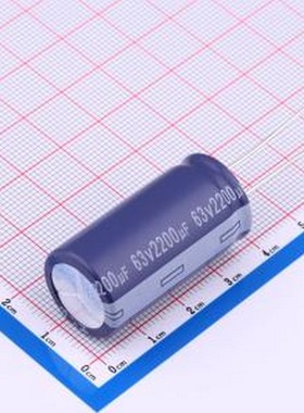 ERS1JM222M35OT 直插铝电解电容 2200uF ±20% 63V RS 18*35 1000