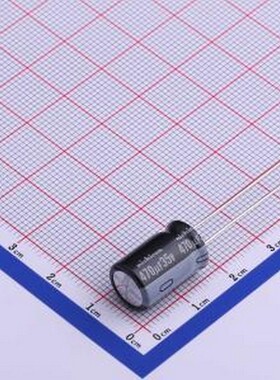 UVZ1V471MPD 直插铝电解电容 470uF ±20% 插件,D10xL16mm