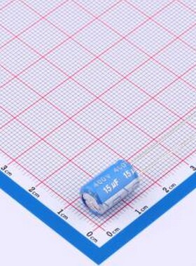 87EC0514 直插铝电解电容 15uF ±20% 400V 插件,D8xL13mm