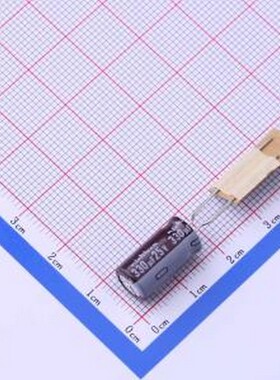 UPW1E331MPD6 直插铝电解电容 330uF ±20% 25V 插件,D8xL15mm