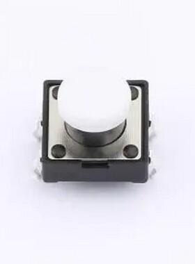 TSA12111-090B512CA-001E 12*12*9φ8*1白帽轻触开关 插件-4P,11.