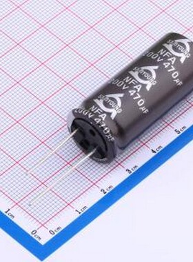 NFA200V470M18*40 LO 直插铝电解电容 470uF ±20% 200V 插件,D18