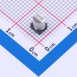 贴片型铝电解电容 10uF 16V D4xL5.3mm RVW SMD 16V100D55P2UN