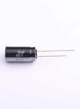 EEUEE2W100U 直插铝电解电容 10uF ±20% 450V 插件,D10xL20mm