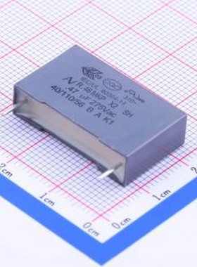 R46KN347000N0M 安规电容 等级:X2 470nF ±20% 275V 插件,P=22.5