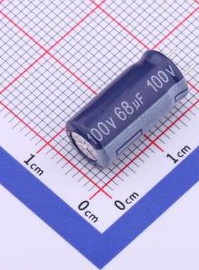 ERJ1KM680F16C33T 直插铝电解电容 68uF ±20% 100V 插件,D8xL16m