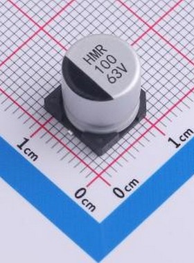 118EC243 固液混合铝电解电容器 100uF ±20% 63V SMD,D10xL10.5m