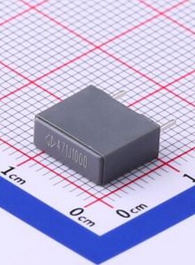 C823A471J30C350 聚丙烯膜电容(CBB) 470pF ±5% 1kV 插件,P=7.5m