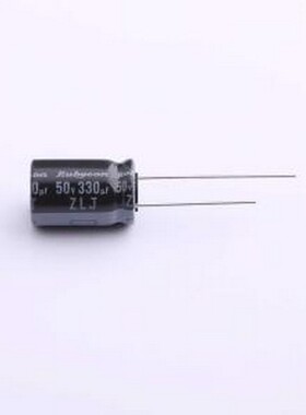 50ZLJ330M10X16 直插铝电解电容 330uF ±20% 50V 插件,D10xL16mm