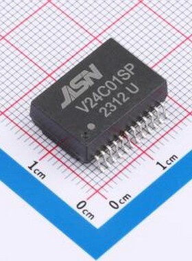 V24C01SP 网口变压器 V24C01SP SMD-24P,17.6x12.2mm