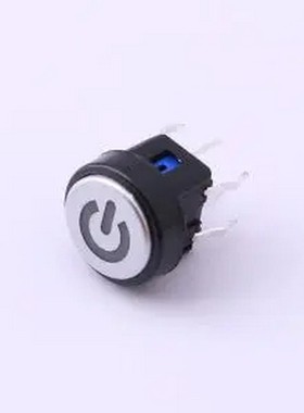 K6-6142D03 蓝色带灯开关 插件 轻触开关