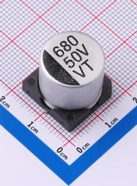 VT1H681M1616 贴片型铝电解电容 680uF 50V ±20% SMD,D16xL16.5m