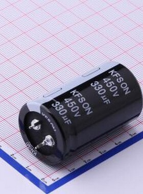 KN331M45030*50A 牛角型电解电容 330uF ±20% 450V 插件,D30xL50