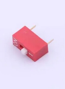 YDA01HG1 1位平拨拨码开关红色 插件 拨码开关
