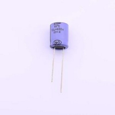 ECE2GM100G12OTPO 直插铝电解电容 10uF ±20% 400V 插件,D10xL12