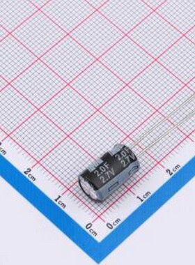 FH2R7L205M-H0813 超级电容器 2F ±20% 2.7V 插件,D8xL13mm