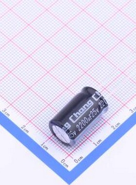 KM1E222MI200A00CV0 直插铝电解电容 2200uF ±20% 25V 插件,D12.