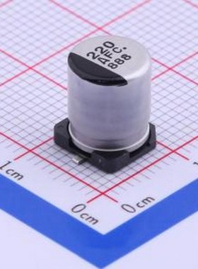 EEEFC1A221AP 贴片型铝电解电容 220uF ±20% 10V SMD,D8xL10.2mm
