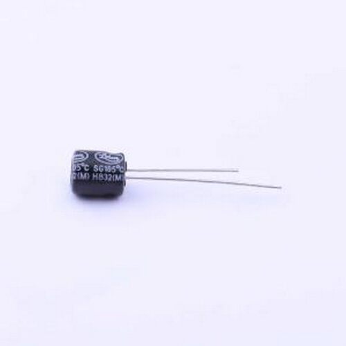 SG-101M1CBK-0607 直插铝电解电容 100uF ±20% 16V 插件,D6.3xL7