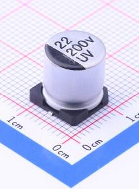 UV2D220M1010 贴片型铝电解电容 22uF ±20% 200V SMD,D10xL10.2m