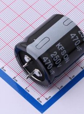 KN471M25030*30A 牛角型电解电容 470uF ±20% 250V 插件,D30xL30