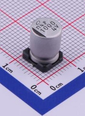 UWT0G102MNL1GS 贴片型铝电解电容 1000uF ±20% 4V SMD,D8xL10mm