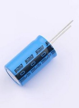 LKL(U)J3151V222MF 直插铝电解电容 2200uF ±20% 35V 插件,D18xL