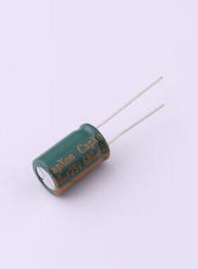 GF681M025G160A 直插铝电解电容 680uF ±20% 25V 插件,D10xL16mm