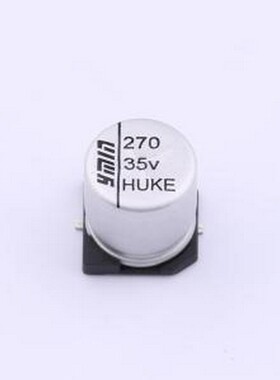 VHUE1051V271MVCG 固液混合铝电解电容器 270uF ±20% 35V SMD,D1