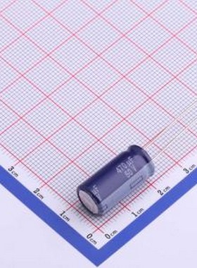 ECA1HM471 直插铝电解电容 470uF ±20% 50V 插件,D10xL20mm