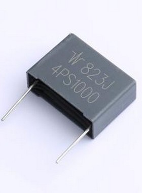 4PS823J3A9AA915MA1 聚丙烯膜电容(CBB) 82nF ±5% 1kV 插件,P=22