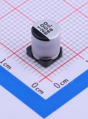 EEE1EA101XP 贴片型铝电解电容 100uF ±20% 25V SMD,D6.3xL7.7mm