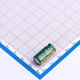 CV102MEA20B 直插铝电解电容 1000uF ±20% 25V 插件,D10xL20mm