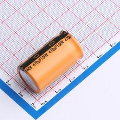 LKGJ3152C471MF 直插铝电解电容 470uF ±20% 160V 插件,D18xL31.