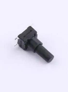 TSX06352-135D534DA-R0300 6*6*13.5编带防水轻触开关280gf黑护套
