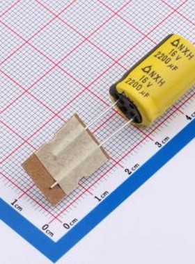 NXH16VB2200M12.5*20 5.0TP 直插铝电解电容 2200uF ±20% 16V 插