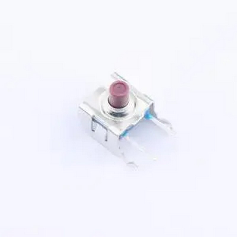 GT-TC158D-H0575-L1 IP67侧按防水支架轻触开关 500gf 弯插,8x8mm