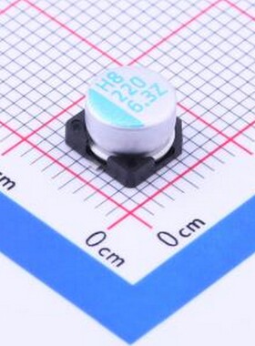 OVZ221M0JTR-0604 固态电容 220uF ±20% 6.3V SMD,D6.3xL4.4mm