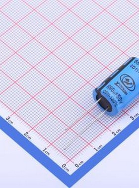 EC31HM681K21OTLO 直插铝电解电容 680uF ±20% 50V 插件,D13xL21