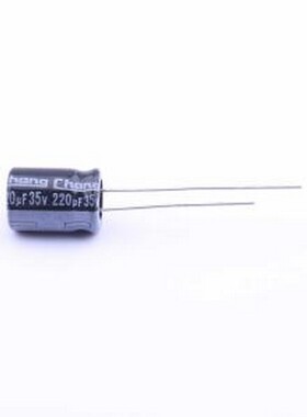 GF1V221MF115A00CV0 直插铝电解电容 220uF ±20% 35V 插件,D8xL1