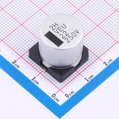 VEU220M2ETR-1616 贴片型铝电解电容 22uF ±20% 250V SMD,D16xL1