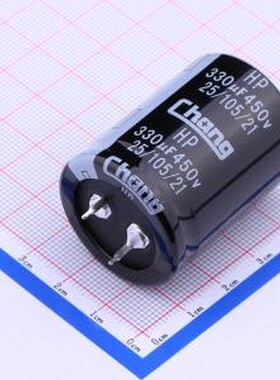 HP2W331MR400S68CV0 牛角型电解电容 330uF ±20% 450V 插件,D30x