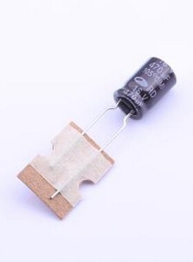 RD1C477M0811MPG18P 直插铝电解电容 470uF ±20% 16V 插件,D8xL1