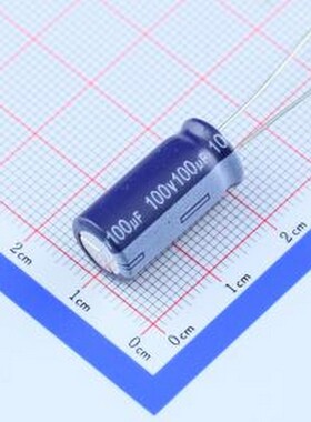 ERG1KM101G20OT 直插铝电解电容 100uF ±20% 100V 插件,D10xL20m