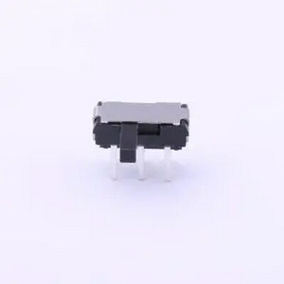 SK-3245D-02-L4 柄长4mm 卧插双档 滑动开关 插件,9x3.5mm 滑动开