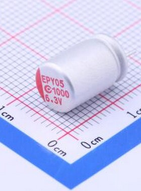 6R3AREP102M08A2E10P35 固态电容 1000uF ±20% 6.3V 插件,D8xL11